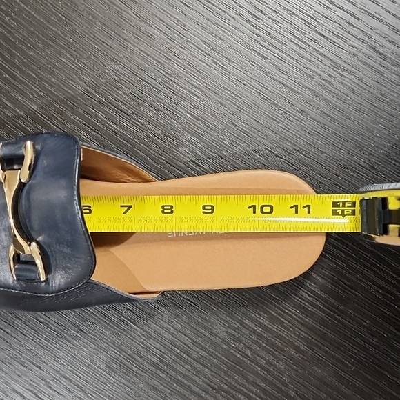 Saks Fifth Avenue Rupert Leather Loafer Mules - Picture 11 of 12